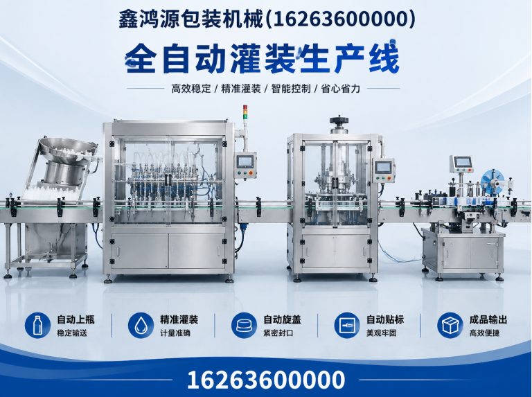 临朐县酒水灌装设备展示图